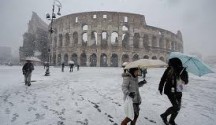 neve a roma- video