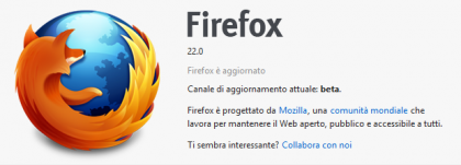 firefox 22 beta