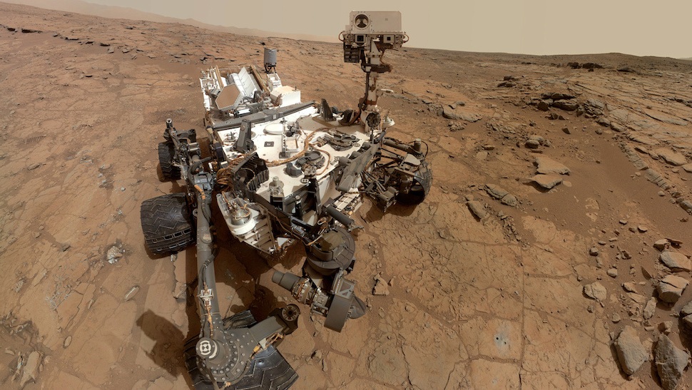 FILE - This photo released by NASA shows a self-portrait taken by the NASA rover Curiosity in Gale Crater on Mars. (AP Photo/NASA)