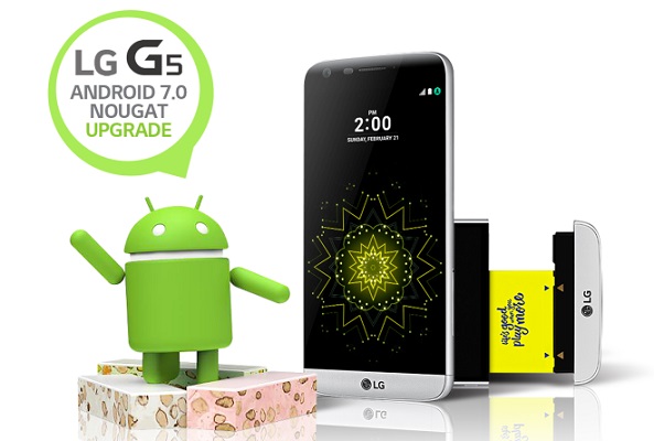 Aggiornamento Nougat LG G5