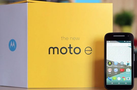 Aggiornamento Motorola Moto E 2015