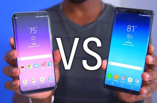 Galaxy Note8 vs Galaxy S8 Plus