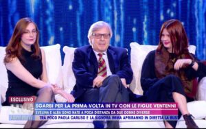 Alba, Evelina e Carlo: chi sono i figli di Vittorio Sgarbi? età, lavoro